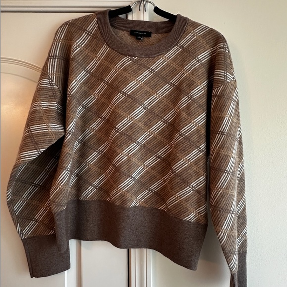 Ann Taylor Jacquard Striped Sweater - Picture 4 of 4